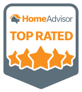 Top Rated by HomeAdvisor